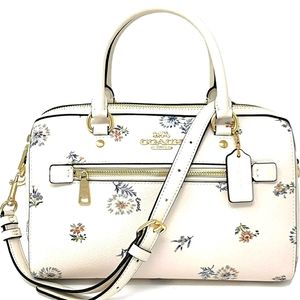 New💚Coach Floral Satchel Crossbody